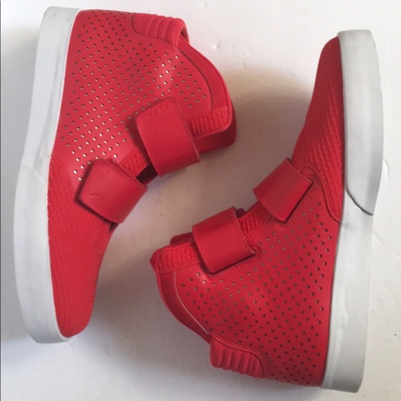 Nike Flystepper 2K3 Red Sneakers Shoes Sz 11 - Picture 2 of 8